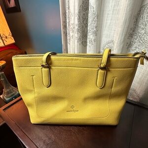 Nanette Lepore Mustard Yellow Tote
